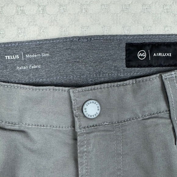 Adriano Goldschmied Tellis Slim Pants Men 35x32 (36x31.5) Airluxe Italian Fabric - Picture 9 of 14